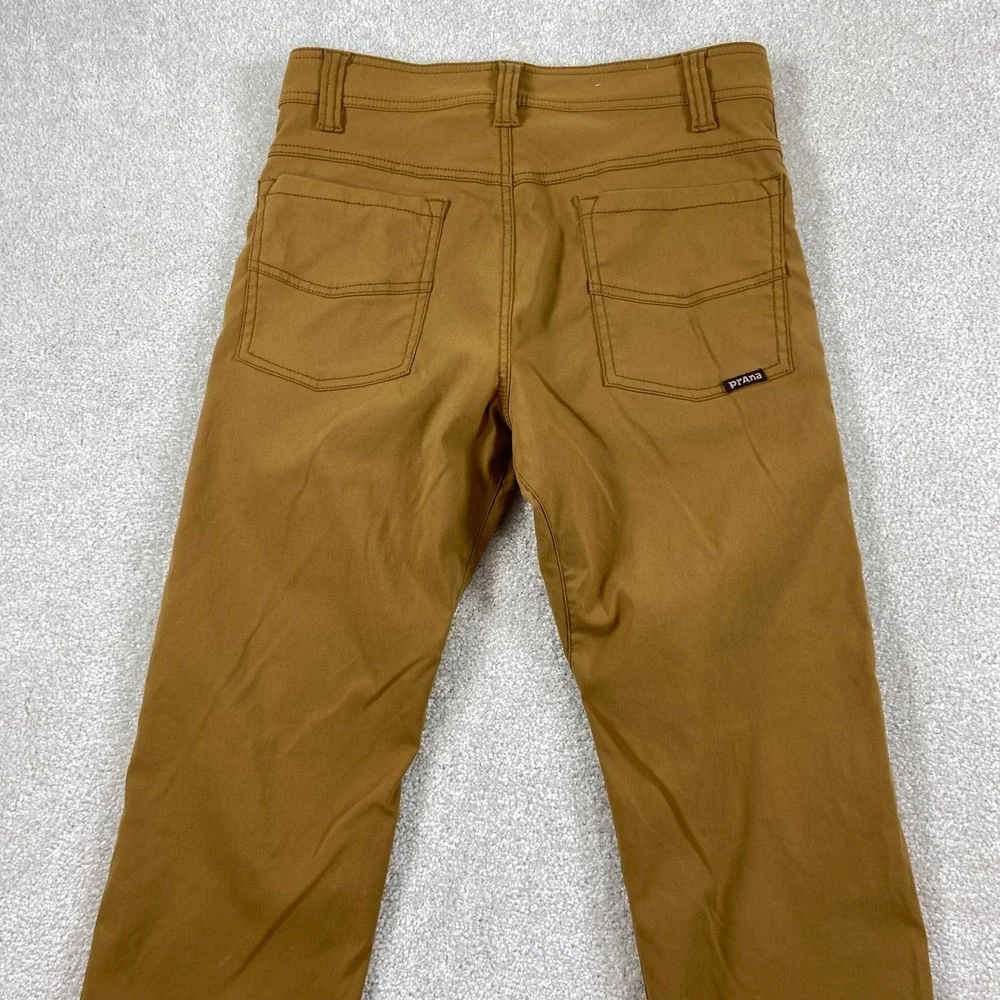 Prana Brion Pants Mens 28x34 (Fits 29x33) Slim Fit Stretch Nylon Outdoor Hiking